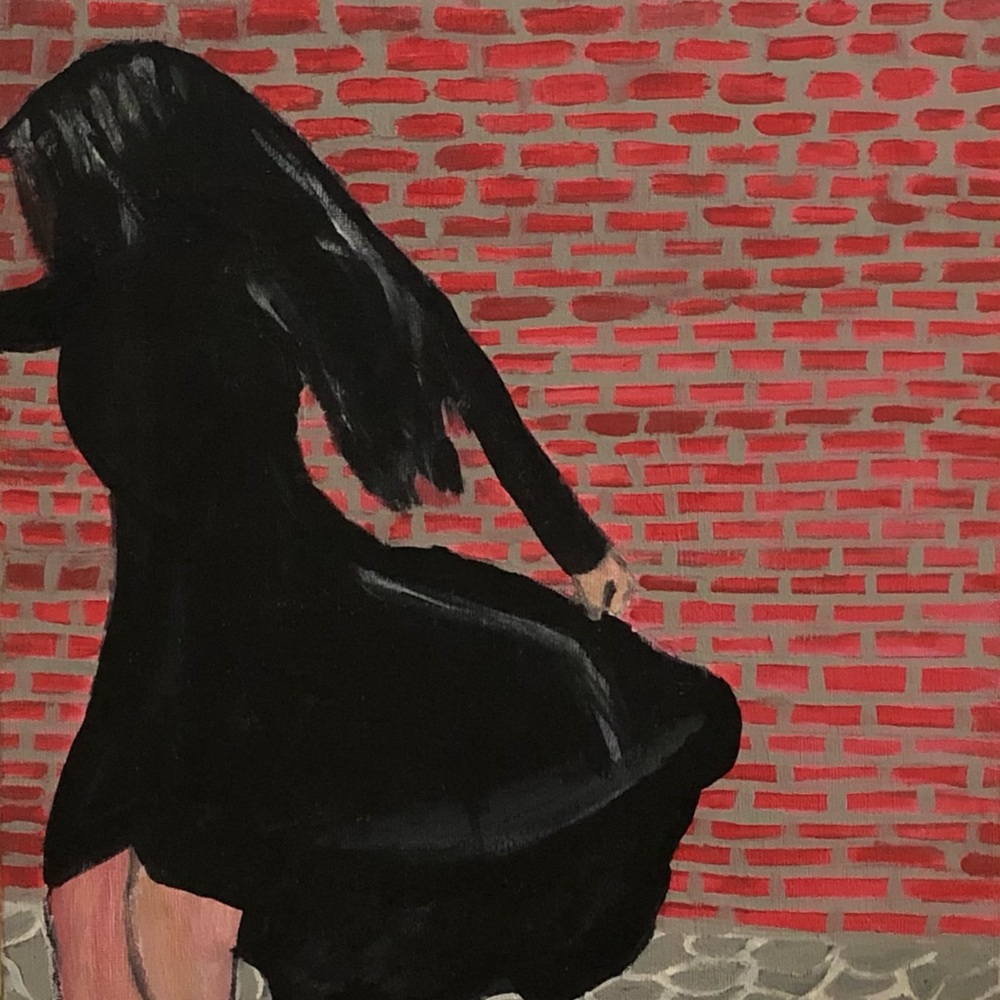 Original acrylic painting.